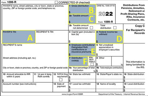 1099 r state distribution box 16|1099 r boxes explained.